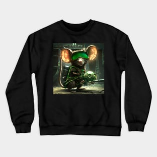 mouse cyborg Crewneck Sweatshirt